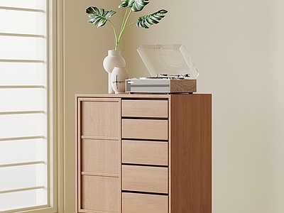 原木风储物柜 书柜