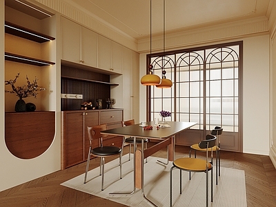 中古风家居餐厅