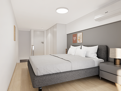现代简约公寓 公寓卧室 宜家风格