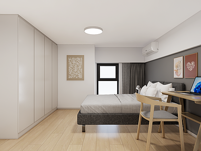 现代简约公寓 公寓卧室 宜家风格