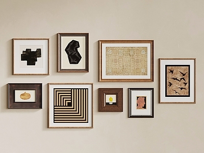 中古风挂画组合