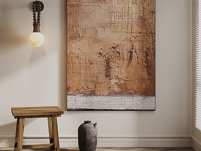 中古风挂画 挂画 艺术挂画 艺术装置