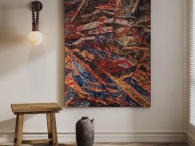 中古风挂画 挂画 艺术挂画 艺术装置