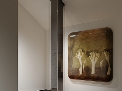 极简主义油画 宋式挂画 油画 现代抽象画 中古挂画