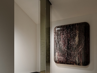 极简油画 中古挂画 宋式挂画 大理石挂件 油画