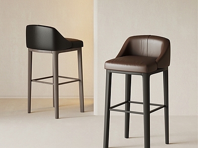 意式极简吧椅