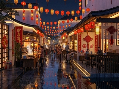 新中式商业街 老街 古街提升改造 老街环境提升