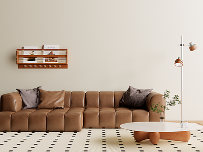 奶油风家居客厅 中古风家居客厅 现代风家居客厅