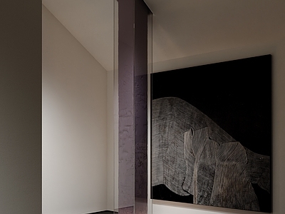 极简挂画 意式挂画 现代挂画 黑白极简挂画 抽象挂画 油画