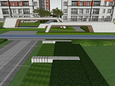 现代主义景观景观桥