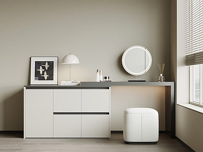 现代简约梳妆台