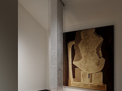 极简油画 宋式挂画 中古挂画 油画 抽象挂画 新中式挂画