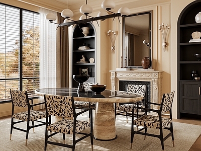 美式家居餐厅 餐厅