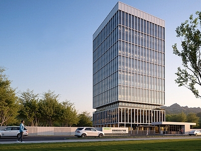 现代主义产业园办公楼