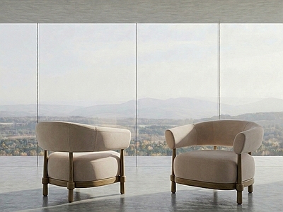 极简休闲椅 休闲椅 单椅 单人沙发