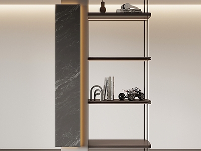 极简书架 现代意式置物架 书架