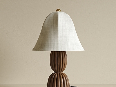 中古风台灯 中古台灯 侘寂台灯 实木台灯 卧室台灯 小台灯