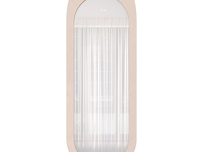 原木风镜子 穿衣镜 全身镜 造型镜 镜子 镜面