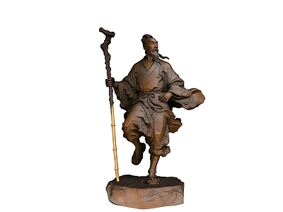 新中式雕塑摆件 苏东坡 古人 诗人 苏东坡雕塑