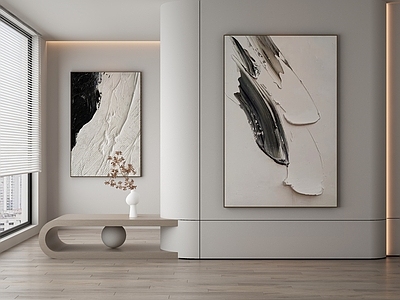 极简抽象挂画