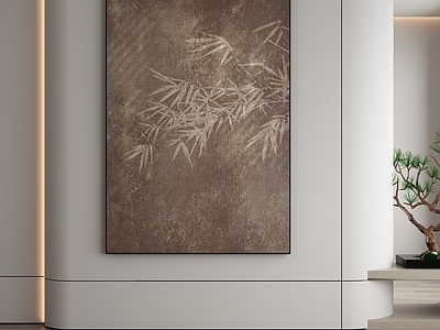 新中式玄关挂画