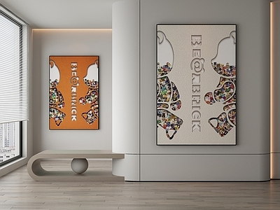 现代简约抽象挂画