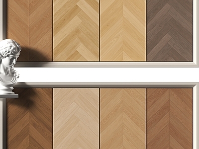 原木风地面拼花 现代拼花木地板