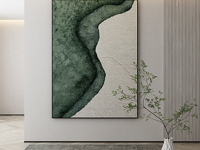 现代简约玄关挂画