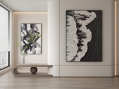 极简抽象挂画