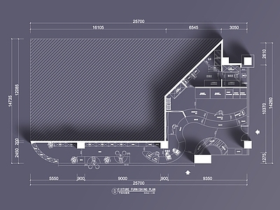 现代面包店 面包店 烘焙店 施工图