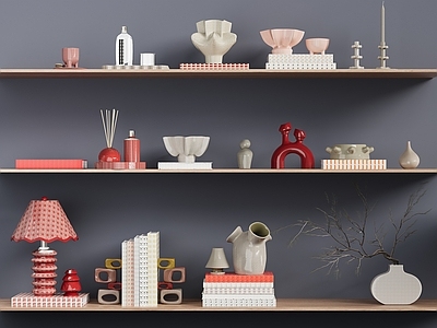 现代简约摆件组合 包豪斯装饰