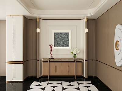 现代轻奢玄关