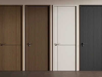 极简单开门 现代单开门 木单开门 卧室门