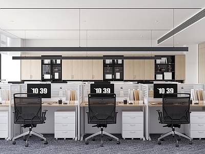 现代简约办公室 办公室