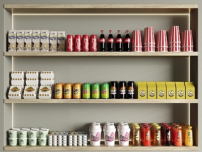 现代简约酒水食物 酒水饮料 货架摆件 食物 咖啡杯