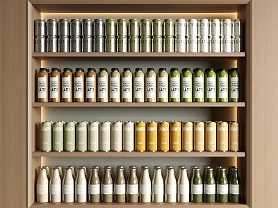 原木酒水食物 饮料酒水 零食 货架摆件 货物