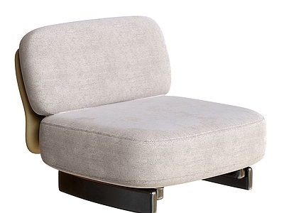 现代简约单人沙发 minotti 单人沙发 休闲椅 布艺沙发