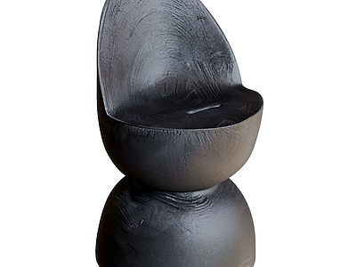 侘寂餐椅 单椅 餐椅 实木休闲椅