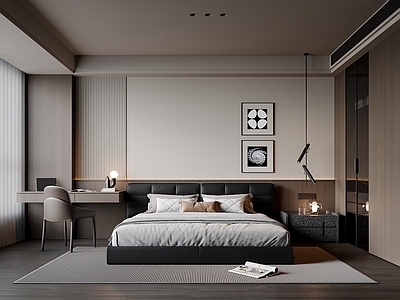 现代简约主卧