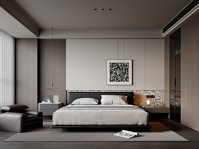 意式极简主卧