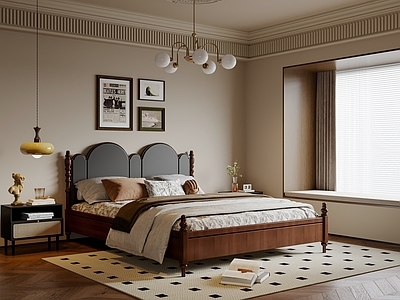 中古风家居卧室
