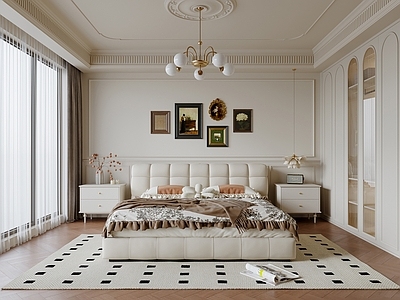 奶油风主卧