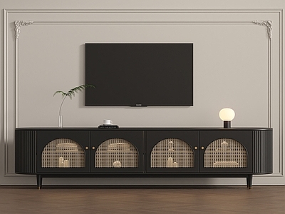 中古风电视柜 法式复古电视柜