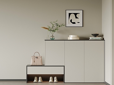 现代简约玄关 鞋柜 玄关柜