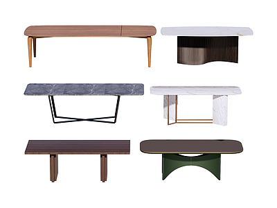 现代极简餐桌 茶桌