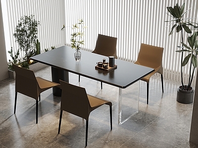 现代简约餐桌椅