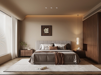 现代简约主卧