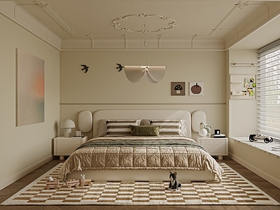 奶油风通用儿童房 奶油风通用儿童房