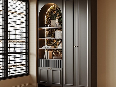 现代轻奢鞋柜 玄关柜