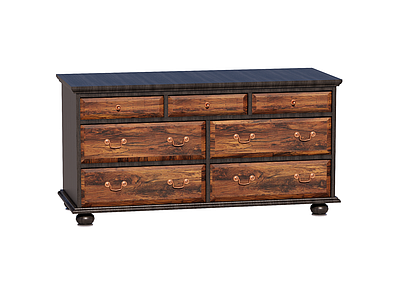 中古风斗柜 装饰柜 储物柜